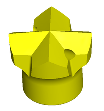 Laden Sie das Bild in den Galerie-Viewer, Kreuzbohrkrone 76mm R38 "EX" gehärtet / Cross Bit 76mm R38 "EX" hardened