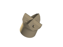 Laden Sie das Bild in den Galerie-Viewer, Kreuzbohrkrone 90mm R51 "EX" gehärtet / Cross Bit 90mm R51 "EX hardened